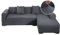 Jin Le Sofabezug l Form Sofabezug Ecksofa Couchbezug l Form Stretch (2-Sitz + 3-Sitz, Hellgrau) Ecksofaüberwurf Waschbar Sofaüberwurf mit 2 Kissenbezüge + Anti-Rutsch-Schaumstoffe
