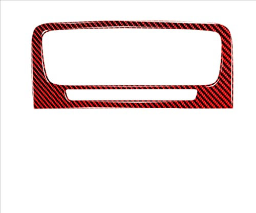 JORAsa Karbonfaser-Innenverkleidung, Rahmenabdeckung, kompatibel mit Volvo S60 S 60 2 Gen. 2010–2018 (Air Vent Outer 03, Rot)