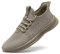EGMPDA Schuhe Herren Sneaker Laufschuhe Turnschuhe Sportschuhe Herren Laufschuhe Outdoor Fitness Gym Schuhe Herren Sneaker EU Braun 41