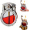 2024 Vintage Trench Lighter | Transparent Kerosene Lighter, Creativity and Personality Antique Steampunk Lighter Cool Lighter (Sliver)