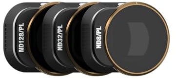 PolarPro - DJI Mini 4 Pro VIVID ND8/PL + ND32/PL + ND128/PL (confezione da 3) - Set di filtri per DJI Mini 4