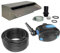 Aquaking Edelstahl Wasserfall 80 cm Komplettset mit Pumpe - Schwimmbad - Pumpe - Brunnen - Teichpumpe - Wasserfall - Teich - Edelstahl - Teichpumpen