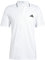 adidas Herren Essential Three Stripes Pique Polo Shirt, White/Black, M