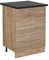 Vicco Meuble Cuisine R-Line, Sonoma, 60cm avec tiroir, PT Anthracite