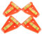 Amosfun 4 Stück Wasserwaage Anhängerebene RV-Ebenen RV-Füllstandsblase winzige Ebene Camper-Niveau Wohnmobil-Nivellierer Wohnmobil-Planierer Ebene Klammer Ebene Blase Acryl Orange