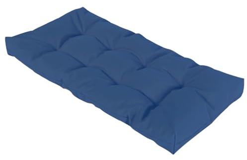 Generisch 8cm Polster Für Gartenmöbel Bank, Bankauflage Outdoor Sitzkissen Bank Innen Wetterfest, Rutschfestes Sitzpolster Outdoor Bank Bankkissen Polsterauflage Sitzauflage,Ocean Blue,180x60x8cm