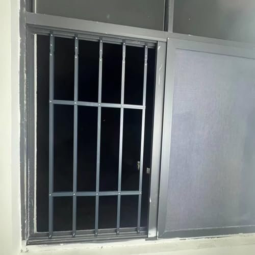 Adjustable Window Security Bars, Heavy Duty Vent Grille for Burglar Proofing, Interior Balcony Safety Grille for Enhanced Home Protection