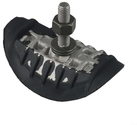 Abrazadera de neumático con bloqueo de llanta para moto de cross, motocicleta, motocross, doble deporte, construcción de aluminio y goma, asegura el neumático (1.85)