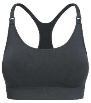 creamy fabrics Nahtloser Schwangerschafts- und Still-BH – Seamless Still-BH mit Rückenstütze, Soft-Touch Stoff, Bügelfrei, Atmungsaktives Rückenteil, Komfort-BH für Nacht & Alltag