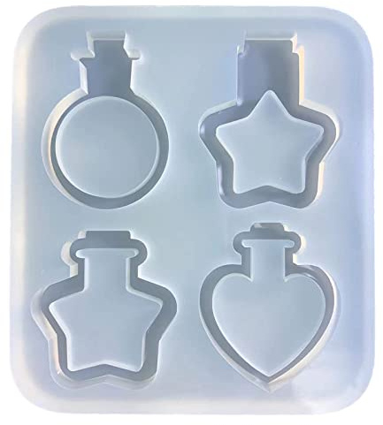 Resin Casting Shaker Mould, Epoxy Quicksand Silicone Moulds, Shaker Mould for Pendants, Jewellery, Key Chains, Decoration, Crafts, Silicone Moulds, Keyrings, Coasters, Animals, Jewellery