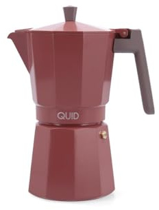 Quid Creta Cafetera Aluminio Fundido 6 Tazas Aluminio Apto Vitrocerámica Apto Inducción