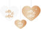 Decorazione da parete per matrimonio rosè oro - 5 pezzi