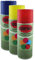 Malerversand SparVar Kreidespray mit Überkopfdüse, SET aus je 1x ROT, GELB und BLAU, je 400 ml