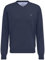 FYNCH-HATTON Pullover aus Baumwolle mit V-Ausschnitt Night / 4XL