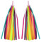 Deolven Kinder Fahrrad Quaste Ribbon,2er Pack Fahrradlenker Streamer Farbige Fahrrad Lenker Banner Kinderfahrrad Bändchen für Mädchen Jungen Fahrrad Zubehör 27CM