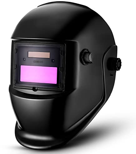 DEKOPRO Oscurecimiento automático Casco de soldadura solar ARC TIG MIG Soldadora soldadora Lente de pulido Nuevo diseño negro