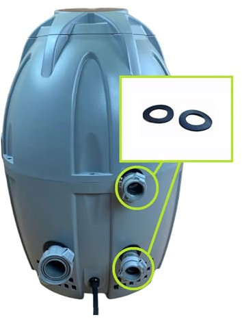 Headseal. Pièces de rechange com Premium Spa : compatibles avec Bestway Lay Z Spa SaluSpa AirJet – Pompes de chauffage, joints et joints en forme d'œuf – Garantit une haute performance (joints B et C)