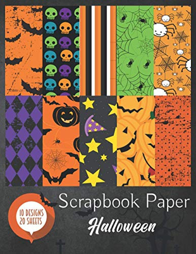 Scrapbook Paper - Halloween: Endpaper Book - Bookbinding Paper - Decorative Paper (Scrapbooking Paper, Band 2)