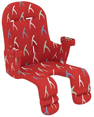 Sitzpolster 100% Baumwolle für QuarttoLino Babyeinsatz „eine mustergültige Auswahl“ (Rot)