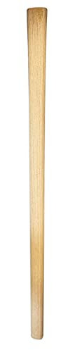 Tradineur - Mango de madera para hacha de 100 x 6 x 3,5 cm. Repuesto de madera para distientas herramientas con muleta en la parte superior Palo para diversas herramientas.