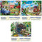 Bits and Pieces - Set mit drei (3) 1000 Teilen Puzzles für Erwachsene – jedes Puzzle misst 51 cm x 69 cm – eine einfache Zeit, Inspiration, Flug im Licht Puzzles von Künstler Alan Giana