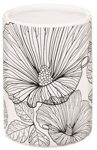 5five - gobelet blackflora Noir et Blanc