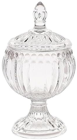Bonbonnière sur Pied Royal 15cm Transparent