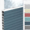 bobodeco Wabenplissee Plissee ohne Bohren Verdunkelung Klemmfix Thermo Verdunklungsplissee, Blau-Weiß 55x130 cm(BxH), 100% Verdunkelnd & Sicht- & Schallschutz, Wärmeisolierung für Fenster & Tür