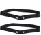 2 bandes élastiques sangle poitrine pour fréquence cardiaque Geonaute ceinture poitrine capteur de fréquence cardiaque