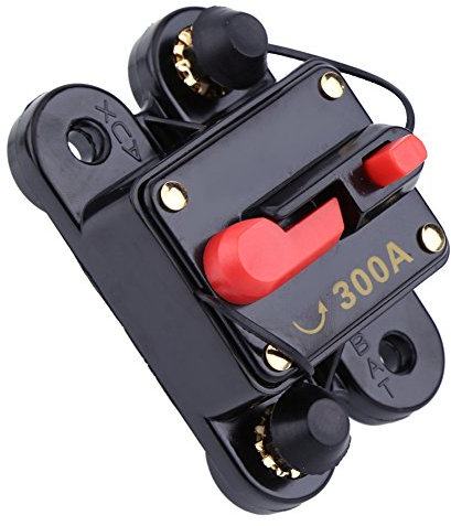 200 Amp Breaker 300 Amp Sicherung 12 V DC12 V Praktischer Leistungsschalter für Auto Marine Boot Fahrrad Stereo für Audio-Reset-Sicherung (200 A) (300A)