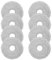Lingettes pour Dreame L10s Ultra Gen2/X40 Ultra Complete/X50 Ultra Complete/L10s Pro Ultra/L10s Pro Gen 2/L20 Ultra/L10 Ultra,pour Xiaomi X20+/X20 Max/X20 Pro,pour Mova E30 Ultra/P50 Pro Ultra Tampons