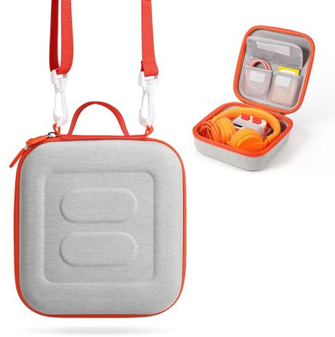 UKETO Travel Case Compatible with Yoto Mini – Kids Audio & Music Player, Holder Bag Hold Up To 20 Cards/Charging Cable for Children’s Speaker Plays Audiobook Cards