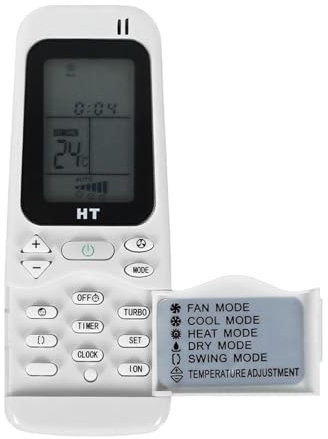 A/C Contrôleur Climatiseur Climatisation Télécommande for Hitachi VESTEL HT01 KTRL003 (Color : Cool and heat-01)