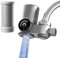 Mineup Wasserfilter Wasserhahn mit LED Anzeige, Wasserfilter Trinkwasser, Kalkfilter Wasserhahn mit Blaulicht, entfernt Blei, Chlor, Sand, Schwermetalle und andere Schadstoffe (Inkl. Filter*1)