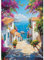 QENSPE Haus am Meer Diamond Painting Komplett, 5D Diamond Painting Set für Erwachsene, Landschaft Diamond Art Malerei DIY Diamant Kunst Handwerk für Anfänger Wand Dekor 30x40 cm