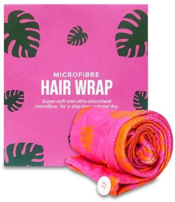 Give Me Cosmetics Microfibre Hair Wrap, Ultra Soft, Designed for all Hair Types, Faster Drying Times, Alternative to Towels