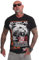 Yakuza Herren Wildcat Regular T-Shirt, Schwarz, L