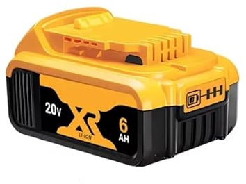Batteria al litio da 20 V/60 V 6,0 Ah compatibile con gli utensili DeWalt serie DCF850/DCF887 DCB200/DCB206/DCB204 | Batteria for utensili elettrici senza fili(20V 6Ah x1)