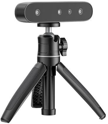 3D -Scanner Zum 3D -Druck, Anti -Shake -Handheld -drahtlosen 3D -Drucker -Scanner 0,1 Mm Präzision 30fps Scandrehzahl Full Color Desktop -Scanner für Black Metall -Objekte
