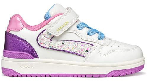 Geox JUNIOR Girl J WASHIBA Girl A Sneakers White/DK Purple 33_EU