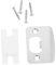 Didiseaon 2 ensembles Kit de Plaques de Gâche pour Porte de D Type avec Vis et Auto Fermant Installation Facile et Compatibilité