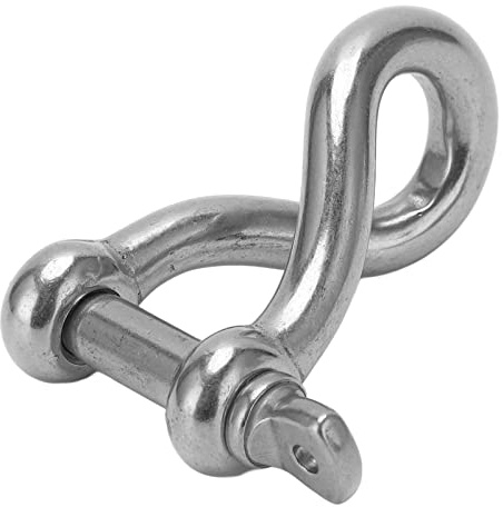 10mm Twisting Shackle Stainless Steel Screw Pin Shackle for Marine Yachting M10