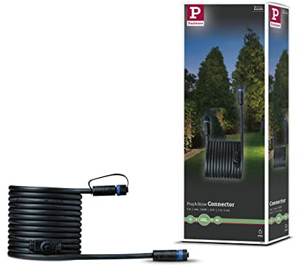 Paulmann Beleuchtungssystem Plug&Shine Verbindungskabel 500 cm 93927 Schwarz 24 V