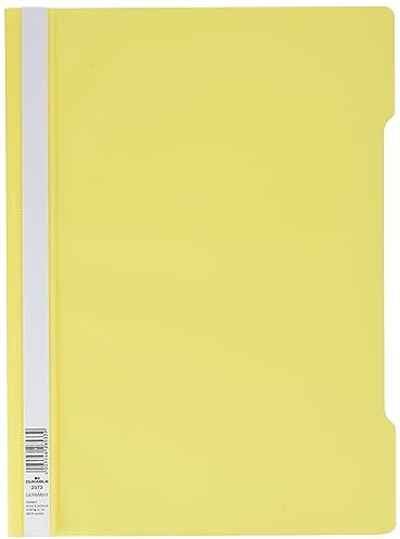 Durable Sichthefter (A4 Standard, PP) 25er Packung gelb, 252304