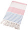 Lazzboy Türkisches Baumwollbad Beach Spa Sauna Yoga Fransen Jacquard Handtuch Hamamtuch Pestemal Baumwoll-saunatuch, Strand-Tuch Mit Fransen, Dünn, Saugstark(C,Ca 100X180CM)
