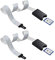 Jopto 2PCS 18.9in 48cm Micro SD to SD Card Extension Cable TF Memory Card Adapter Flexible Cord Extender Converter for SD RS-MMC SDHC MMC Car GPS mini 3D Printer Raspberry Pi DVD DVR LED Screen