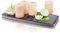 Final Touch Tequila Board with Salt Shot Glasses, 7 Piece Set