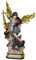 Kaltner Präsente Geschenkidee - 14,5 cm Heiligenfigur Heiliger Michael Erzengel Schutzpatron Deutschlands und der Kirche - Handgemalte Figur auf Sockel - Hochwertiger Kunstguss aus Resin – Dekoration