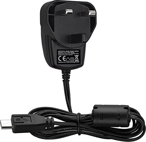 eSynic 5v 1A Micro USB Power Supply Adapter DC Power Adapter 5V 1A Power Adaptor Wall Mains Charger Cable Length 1.53m with ferrite choke For Mobile Phone Smartphone/Tablet/Imuto 20000, Powerbank etc.