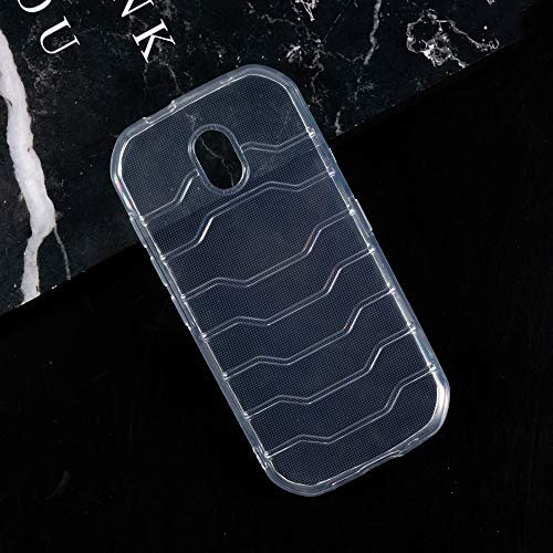 TPU Handyhülle Kompatibel mit CAT S42, Stoßfeste Weiche Schutzhülle mit Präzisen Aussparungen und Kratzfestem, Schlankem Design (Transparent)